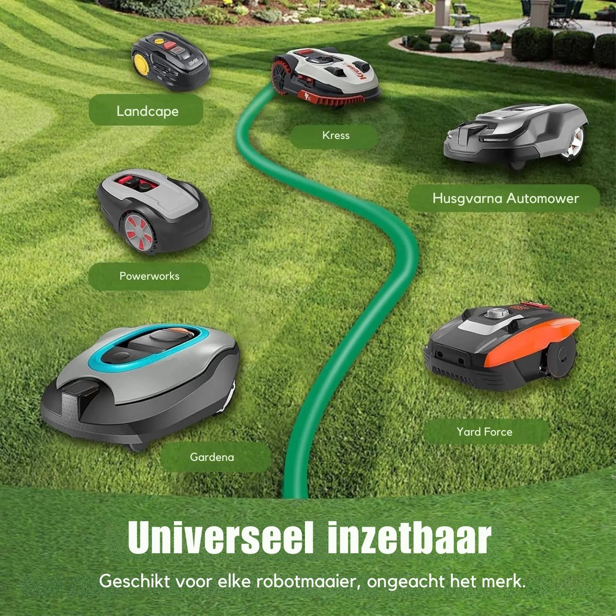 Starmerx Perimeterdraad Grasmaaier 150M met 450 Pinnen - afbeelding 2