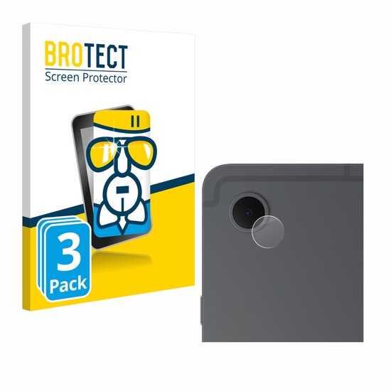 BROTECT - Protection d'écran pour Samsung Galaxy Tab S10 Lite 5G (objectif uniquement) - Film de protection en verre transparent (3 pièces)