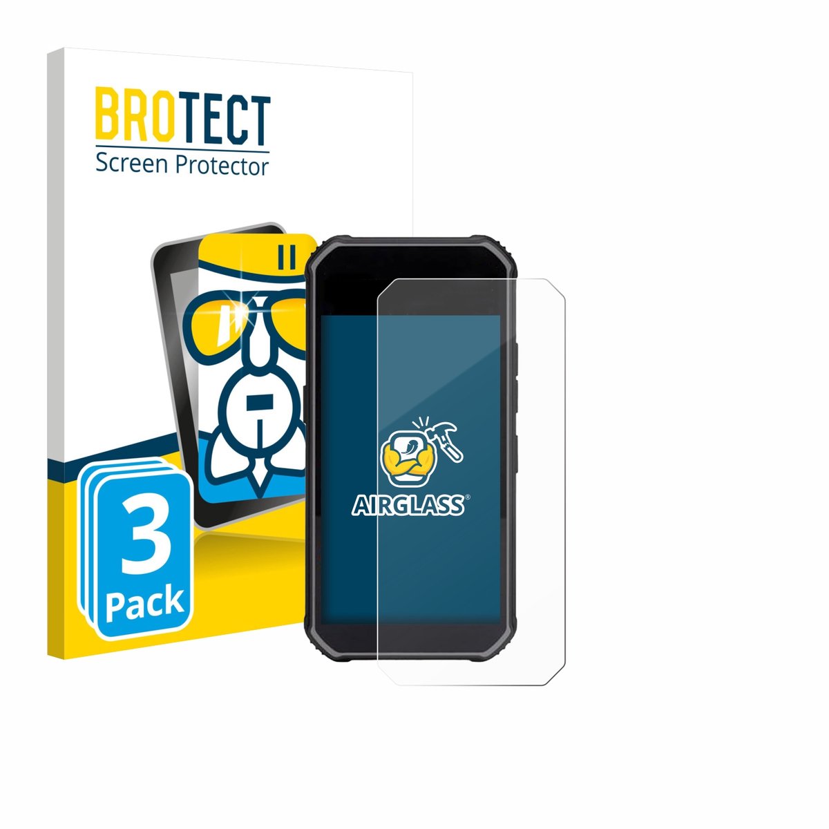Screenprotector 3 Stuks voor SkyCaddie Pro 5X Beschermglas transparant