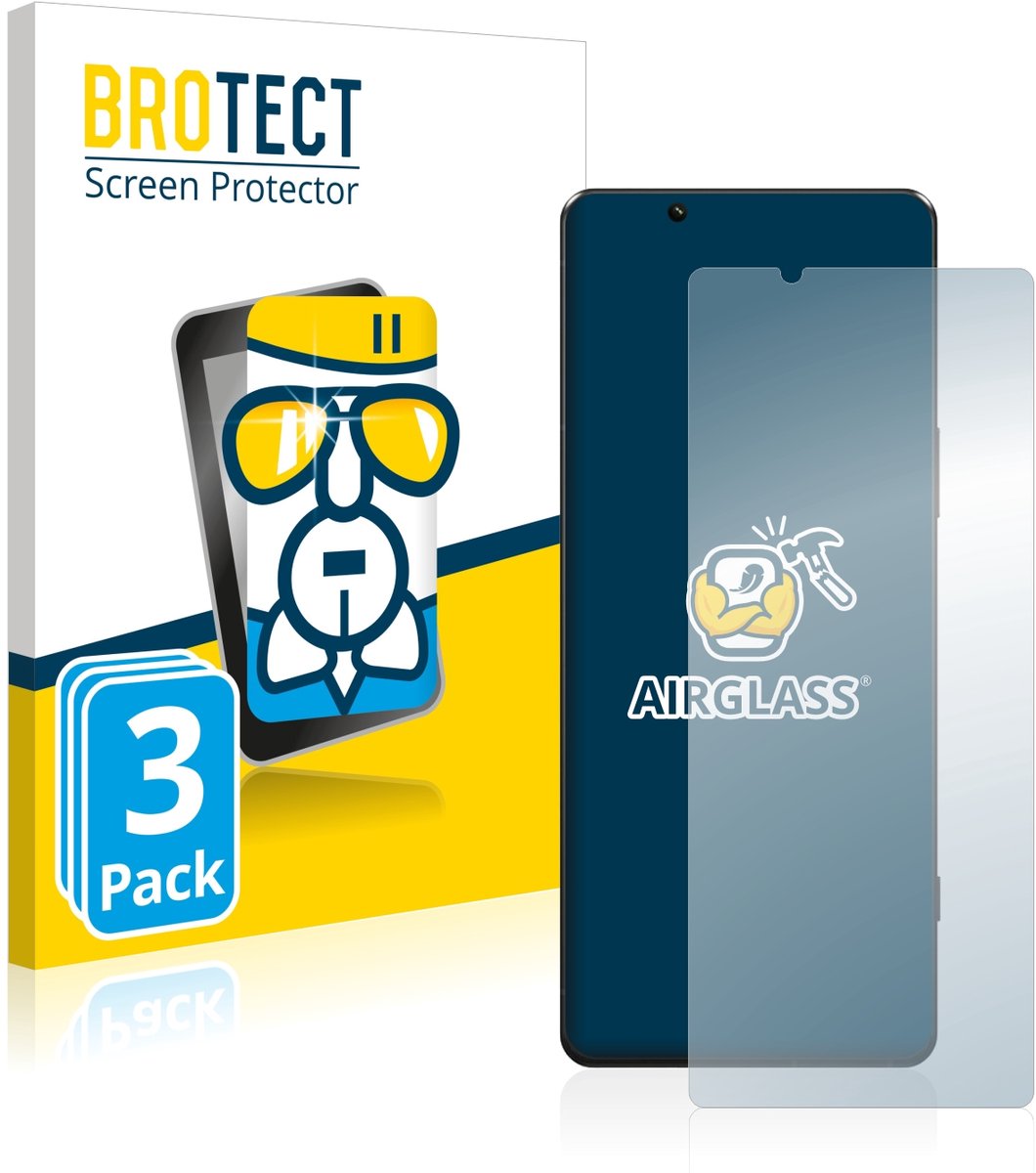 Screenprotector 3 Stuks voor Sony Xperia 5 IV Beschermglas transparant
