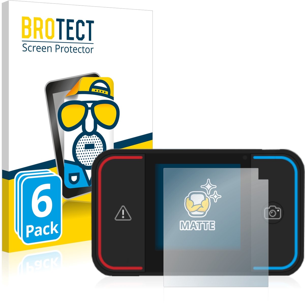 BROTECT - Screenprotector voor Saphe Drive Pro - Folie Beschermfolie matte 6 Stuks