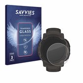 Savvies - Protecteur d'écran en Glas pour Garmin Instinct 2 / 2 Solar - Verre de protection trempé 9H (3 pièces)
