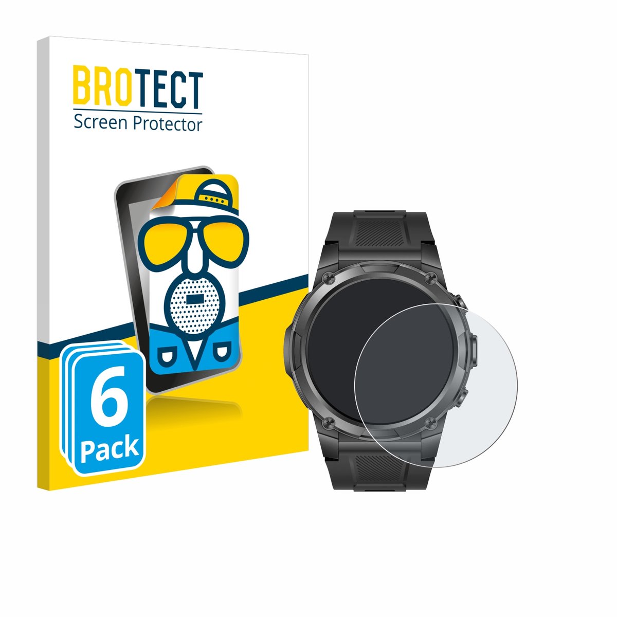 BROTECT - Screenprotector voor Gard Pro Ultra 3 - Folie Beschermfolie matte 6 Stuks