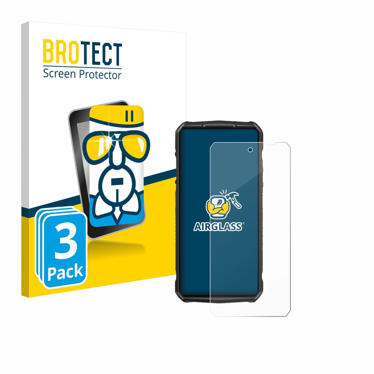 Screenprotector 3 Stuks voor Ulefone 29 pro Beschermglas transparant