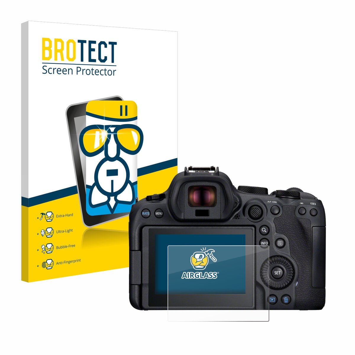 Screenprotector voor Canon EOS R6 Mark II Beschermglas transparant
