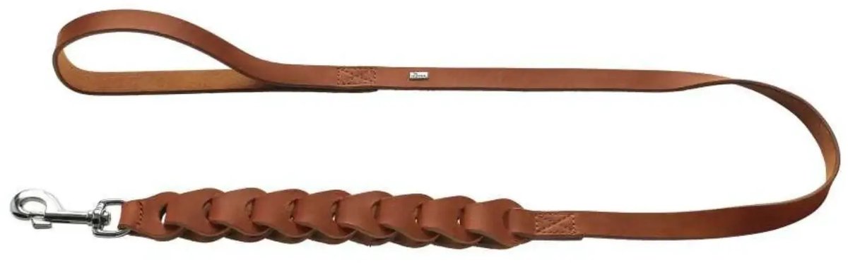 Hunter Hondenriem Solid Education Chain Cognac