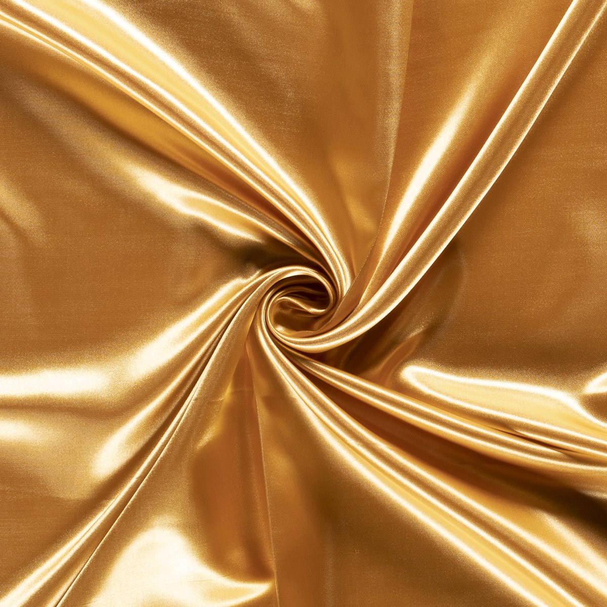 Naaistof Satijn - 100% Polyester - Goud - 100cm lang bij 145cm breed - 1 meter