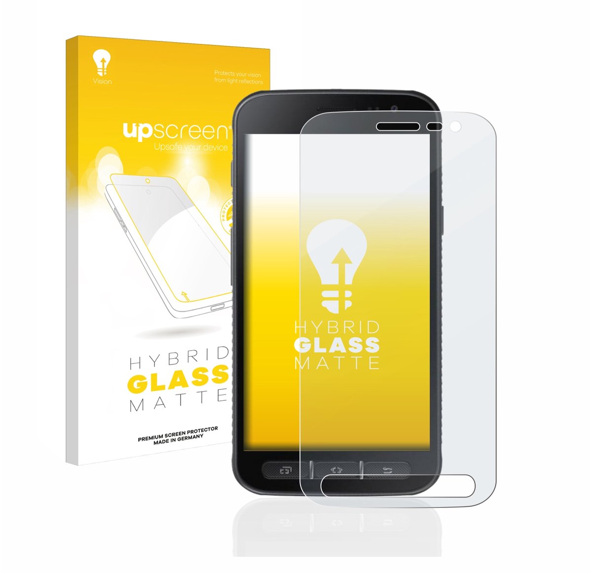 upscreen - Screenprotector voor Samsung Galaxy Xcover 4 / 4s - Folie Beschermfolie Beschermglas matte