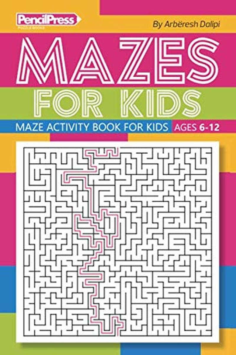 100 Puzzel Doolhoven voor Kinderen vanaf 6 Jaar: Activiteitenboek voor Uren Plezier en Hersentraining