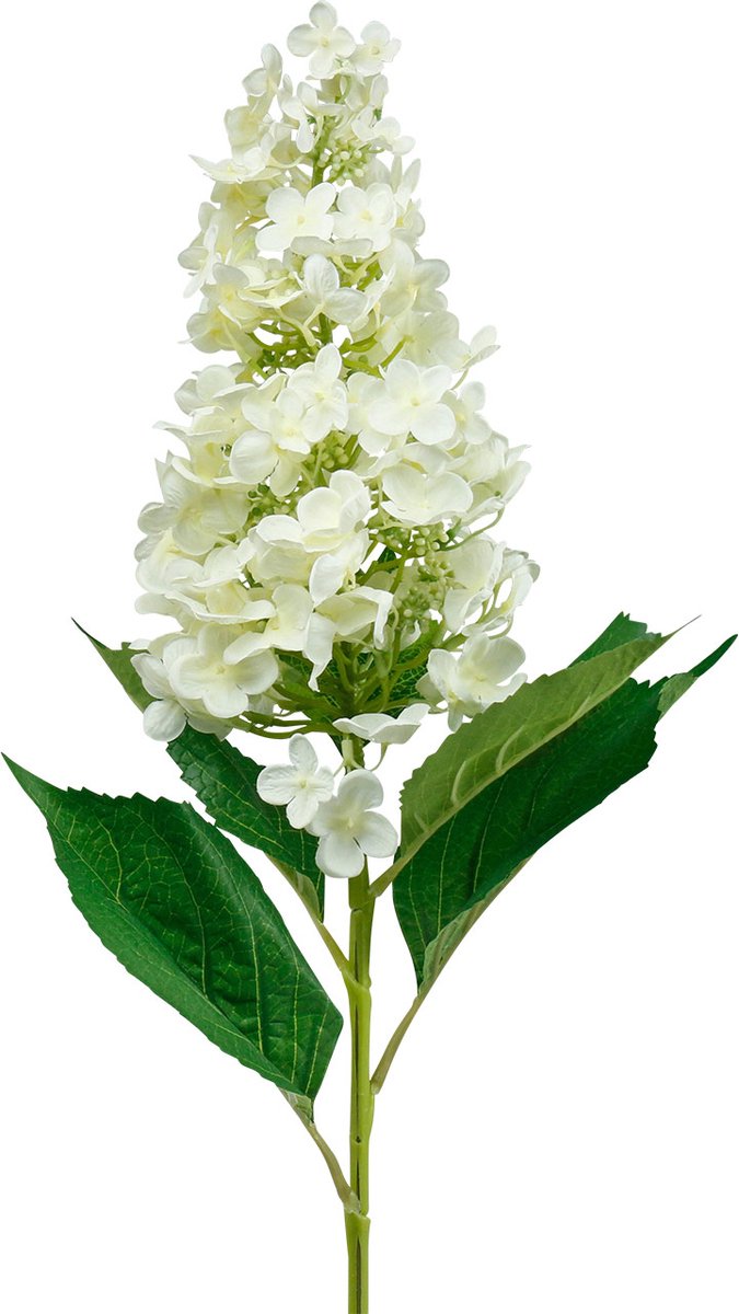 Viana Panicle Hortensia Crème Witte Kunsthortensia Zijden Bloem 98cm