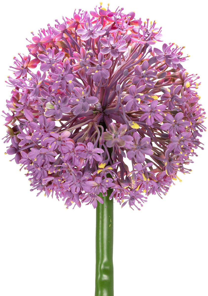 Viana Kunstmatige Allium-bloem, sierui, elegante kamerdecoratie, 90 cm paars