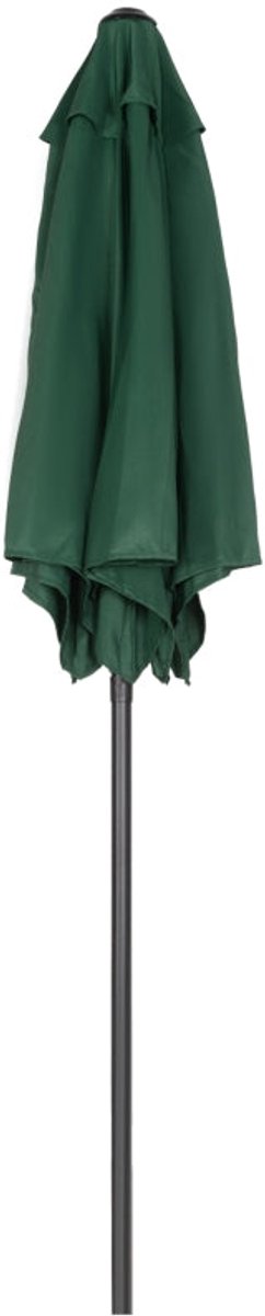 Merax Parasol Ø196 cm - Balkonparasol met Kantelfunctie - Zeshoekig - Windstabiel met Ventilatieopening - Aluminium Paal Ø32 mm - Groen
