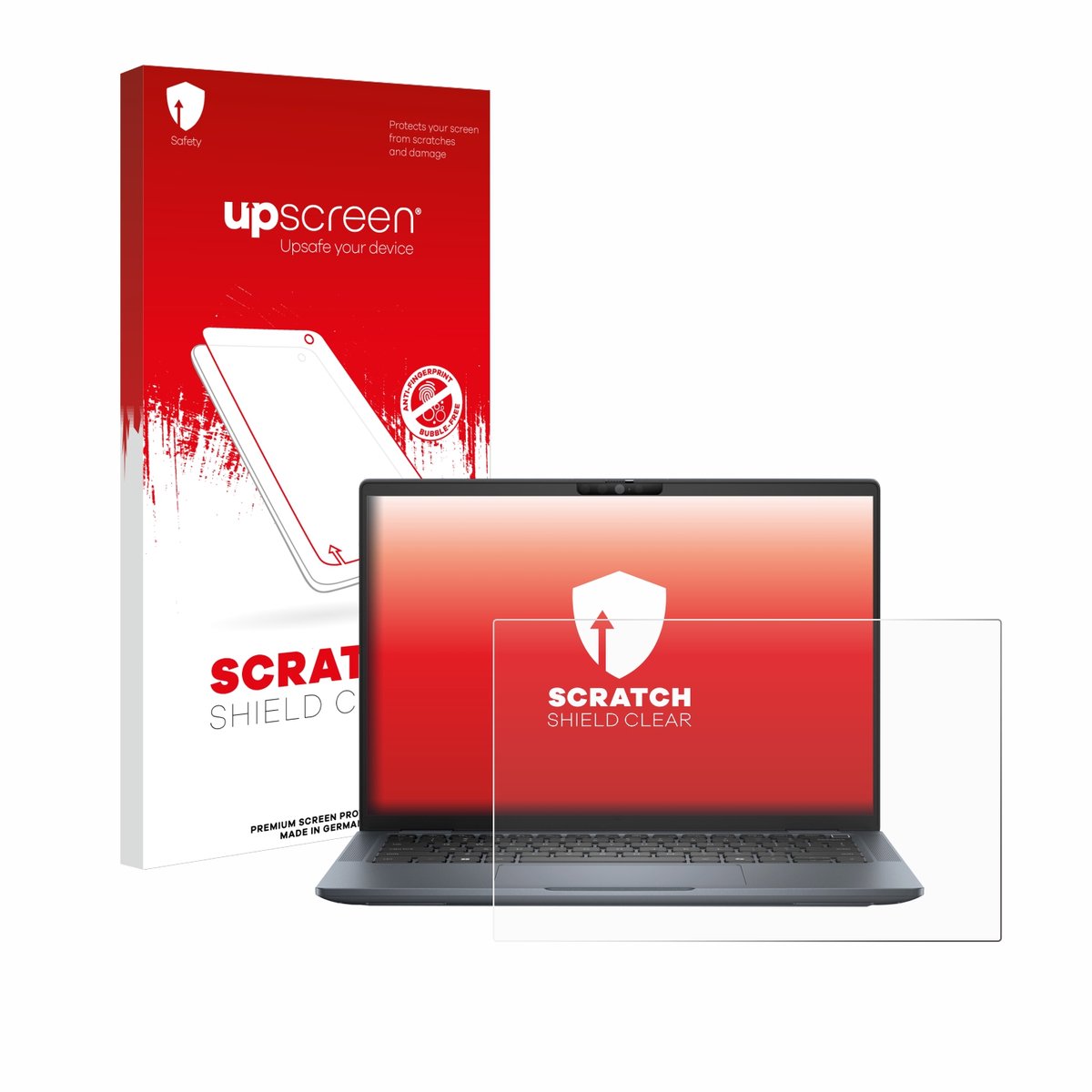 upscreen - Screenprotector voor Dell Latitude 7350 Laptop - Folie Beschermfolie transparant