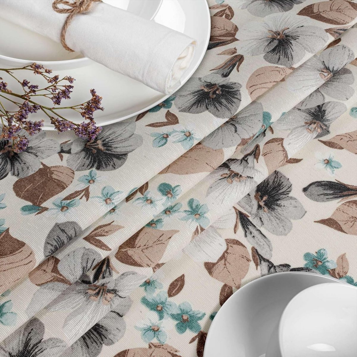Waterafstotend Tafelkleed Katoen Polyester 160 x 100 cm - Geschikt voor Binnen & Buiten