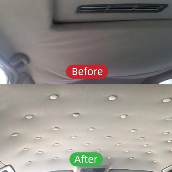 Dakhemel Reparatie Set Beige - 65 Stuks Klinknagels voor Auto Interieur — afbeelding 3