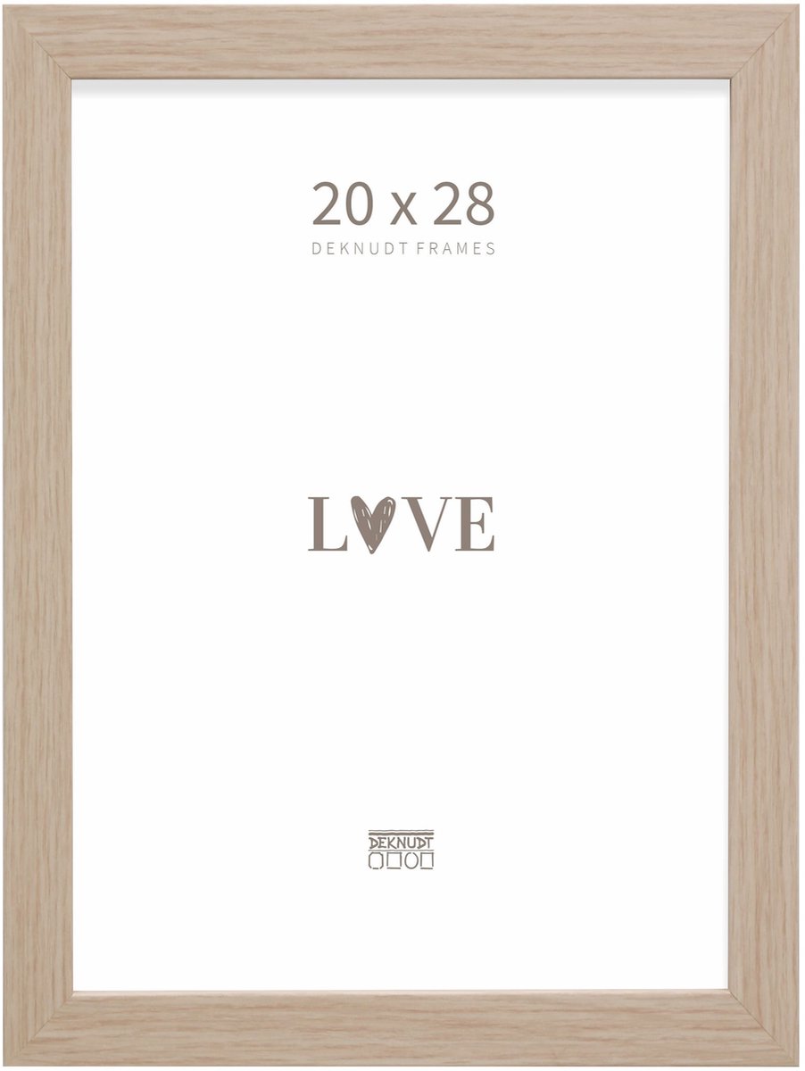 Deknudt Frames fotolijst S45RJ1 - naturel eikkleur - hout - 20x28 cm