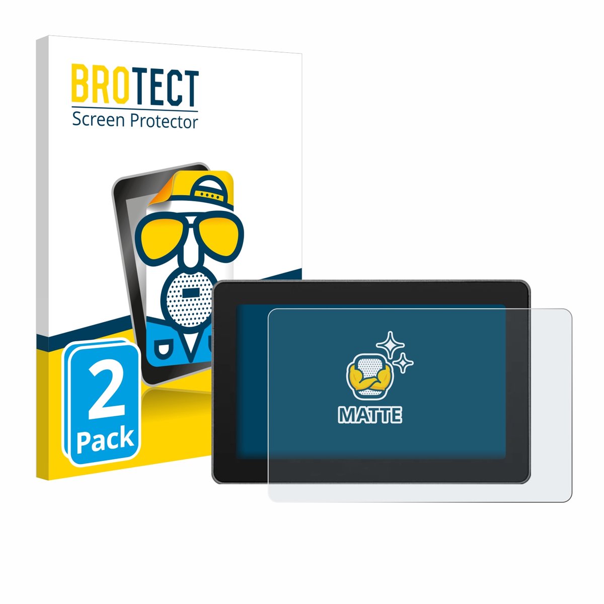 BROTECT - Screenprotector voor SmallHD Indie 5 - Folie Beschermfolie matte 2 Stuks