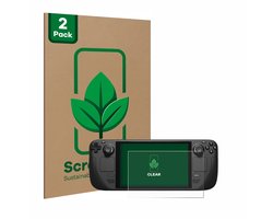 ScreenLeaf - Screenprotector voor Valve Steam Deck / OLED - Duurzame schermbescherming Folie Beschermfolie transparant 2 Stuks