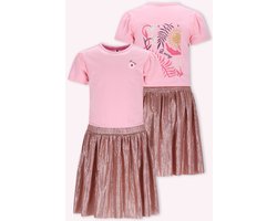 B.Nosy Y602-5849 meisjes jurk roze - Maat 146/152