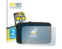 BROTECT - Screenprotector voor TomTom Go Professional 520 - Folie Beschermfolie matte 2 Stuks