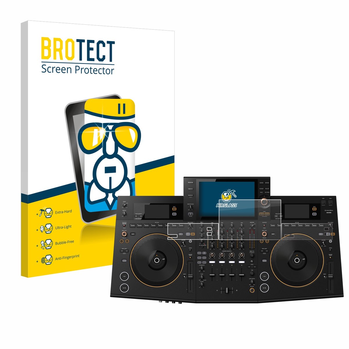 Screenprotector voor Pioneer OPUS-QUAD Beschermglas transparant