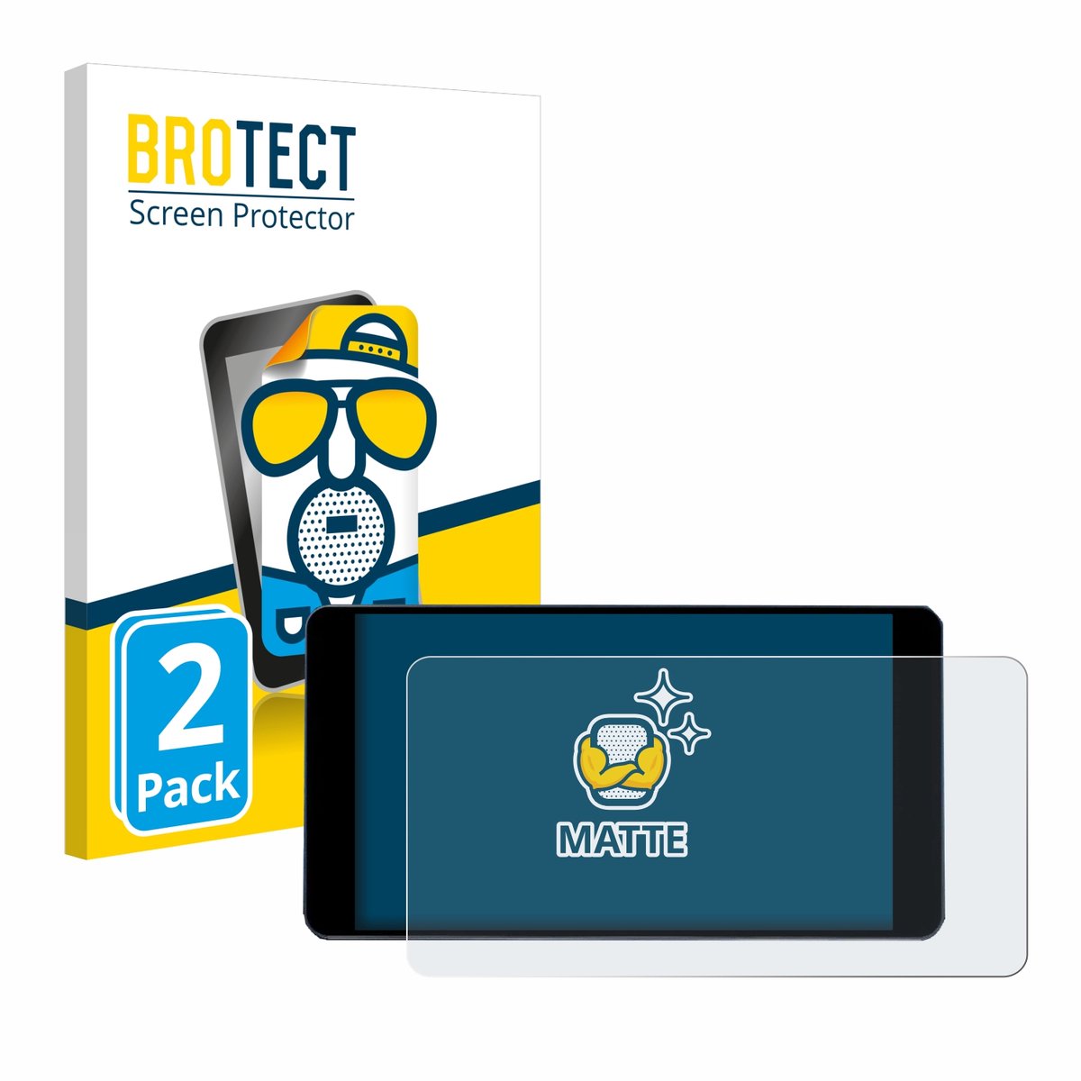 BROTECT - Screenprotector voor Zontes 350D - Folie Beschermfolie matte 2 Stuks