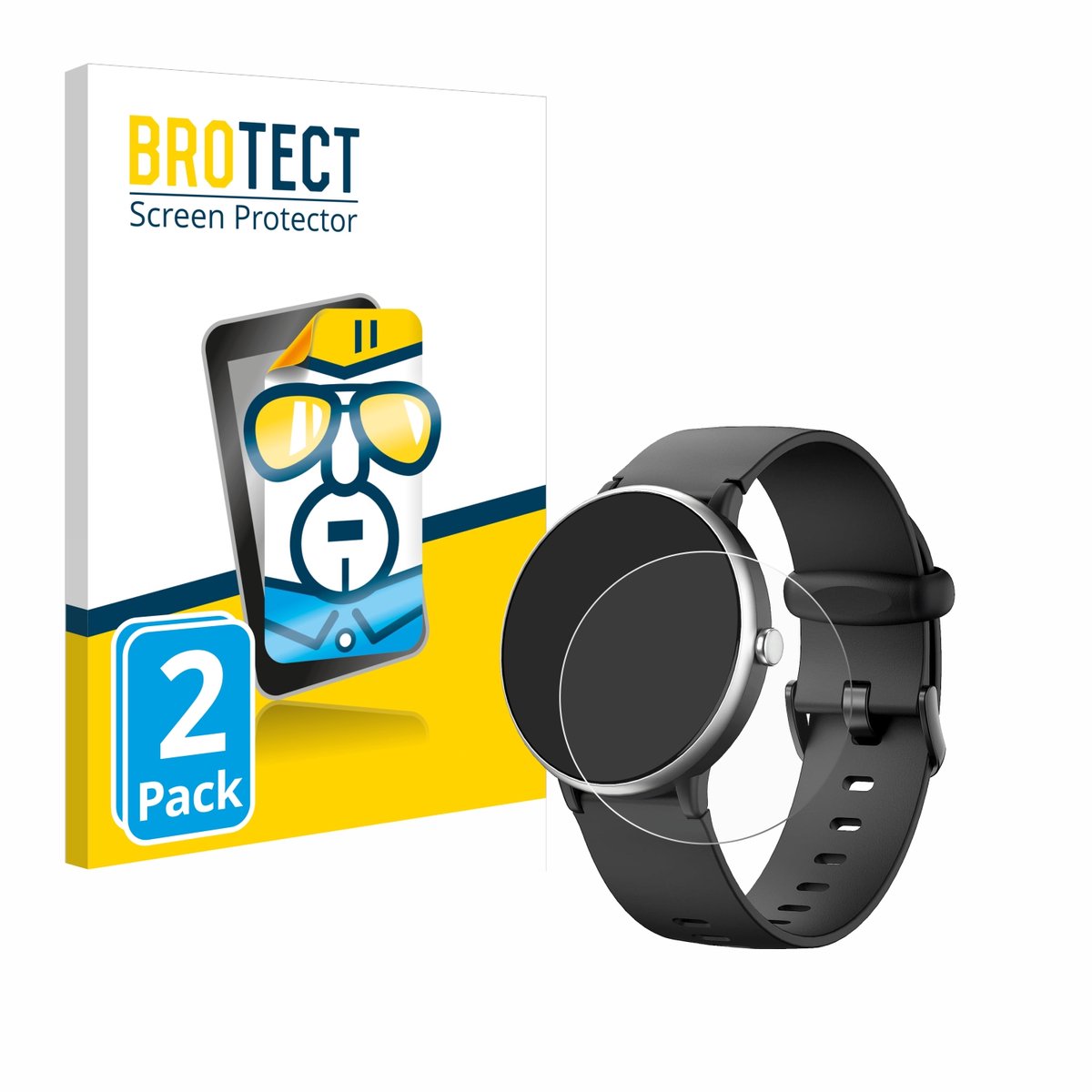 BROTECT - Screenprotector voor DIGEEHOT H39r - Folie Beschermfolie transparant 2 Stuks