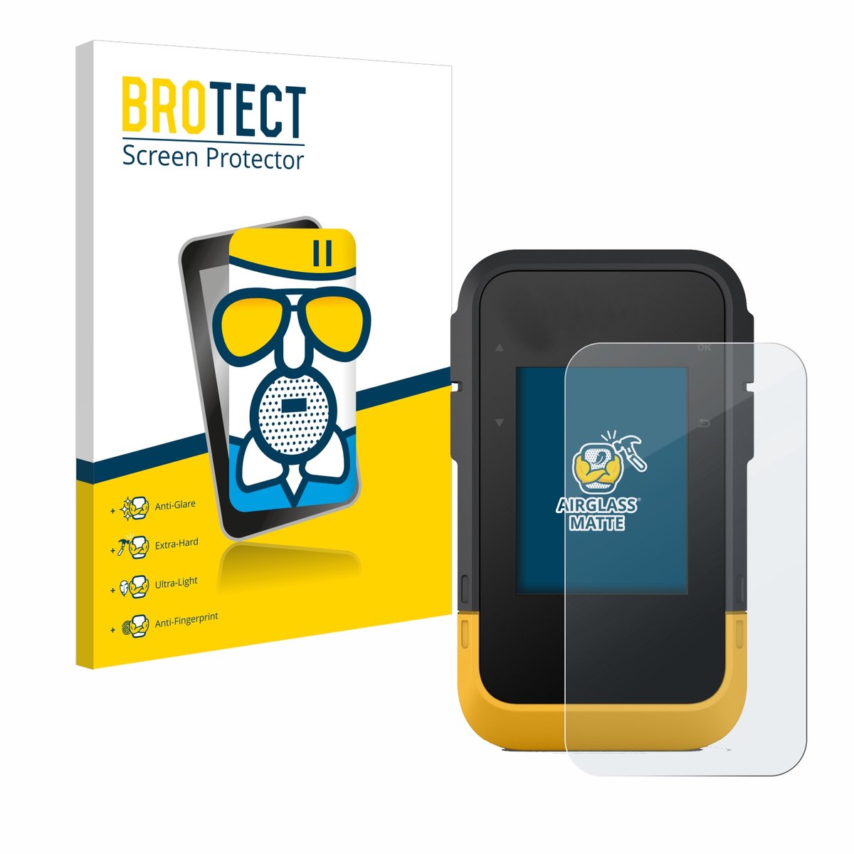 BROTECT - Screenprotector voor Garmin eTrex SE - Folie Beschermfolie Beschermglas matte