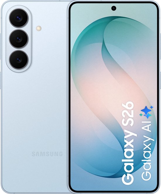 Samsung Galaxy S26 - 256GB - Sky Blue + 1 jaar extra garantie