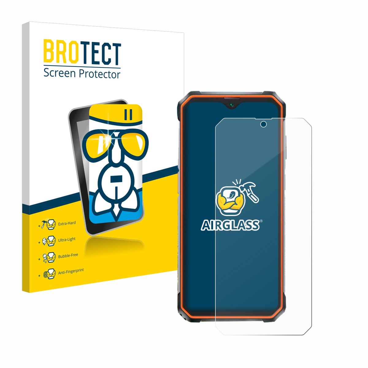 Screenprotector voor Blackview BV9200 Beschermglas transparant