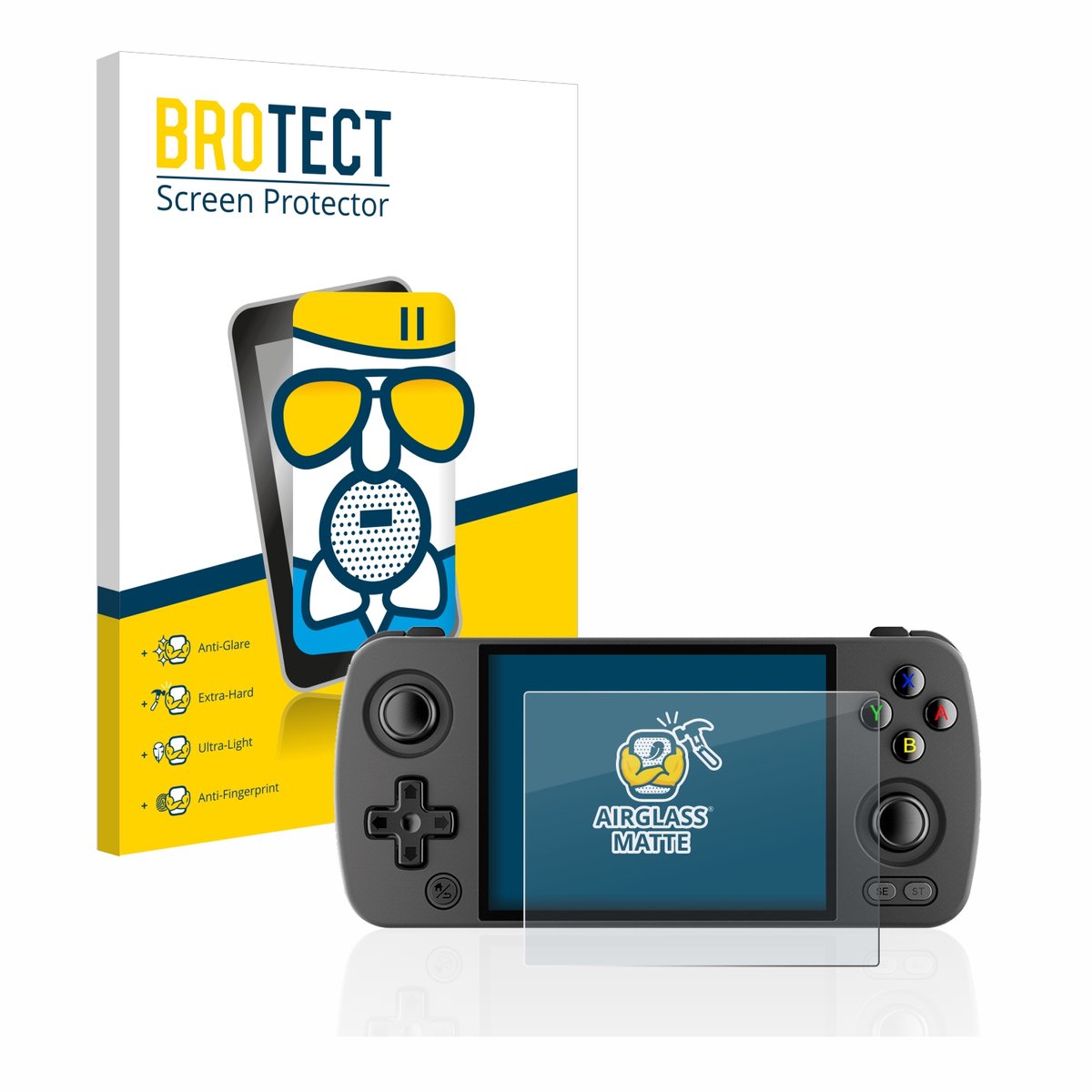 BROTECT - Screenprotector voor Anbernic RG405M - Folie Beschermfolie Beschermglas matte