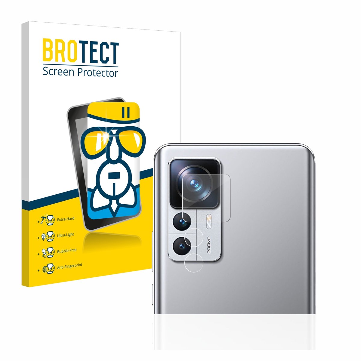 Screenprotector voor Xiaomi 12T Pro (ALLEEN Camera Lens) Beschermglas transparant