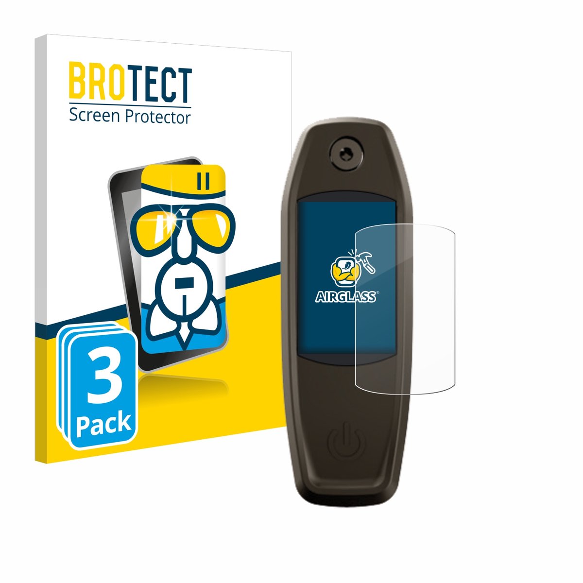 Screenprotector 3 Stuks voor Specialized Mastermind TCU Beschermglas transparant