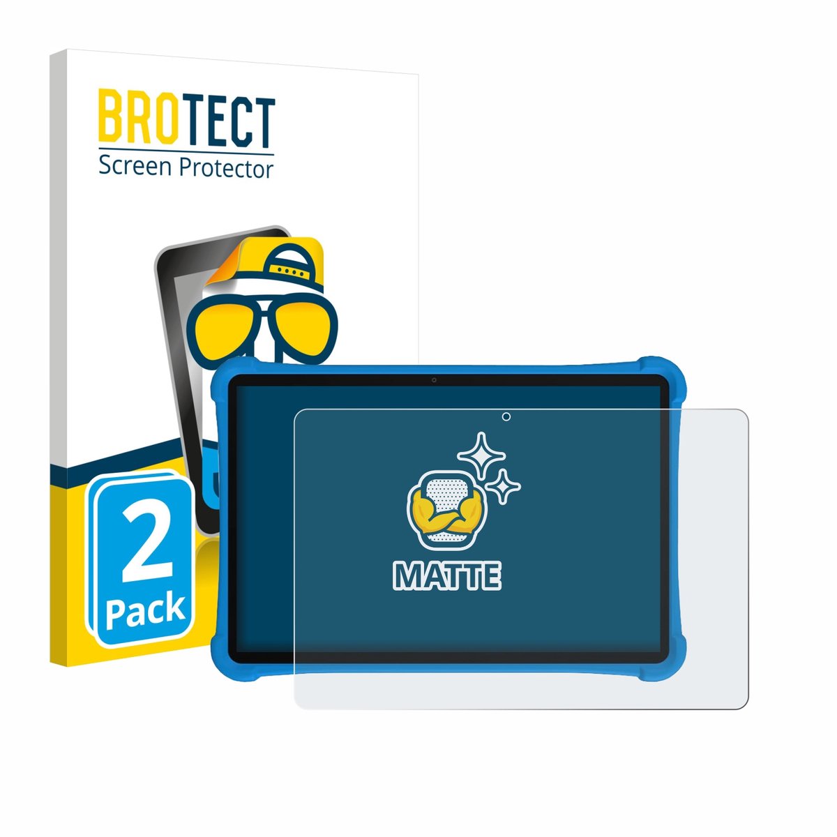 BROTECT - Screenprotector voor Alldocube iPlay 70 SE - Folie Beschermfolie matte 2 Stuks