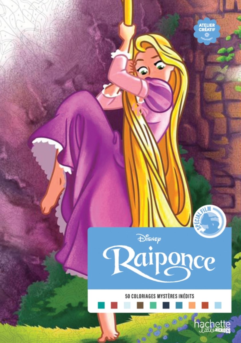 Atelier Créatif Disney Spécial Film COLORIAGES MYSTERES SPECIAL FILM - RAIPONCE - kleuren op nummer