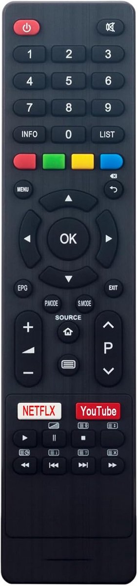 Universele Afstandsbediening voor Aiwa 4K Smart UHD Televisies - Werkt Direct