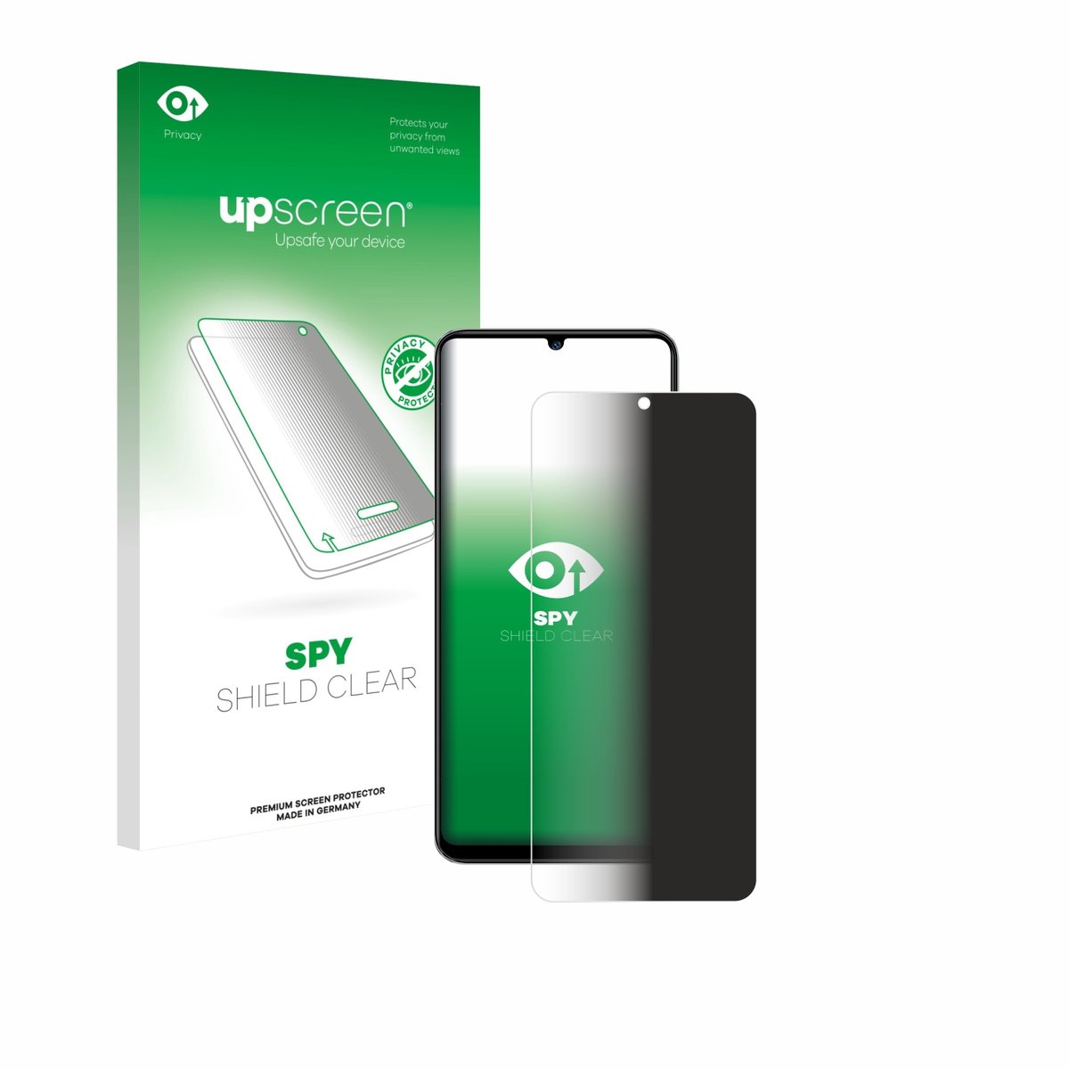 upscreen - privacy screenprotector voor KXD 13C - Folie Beschermfolie Blauwlichtfilter
