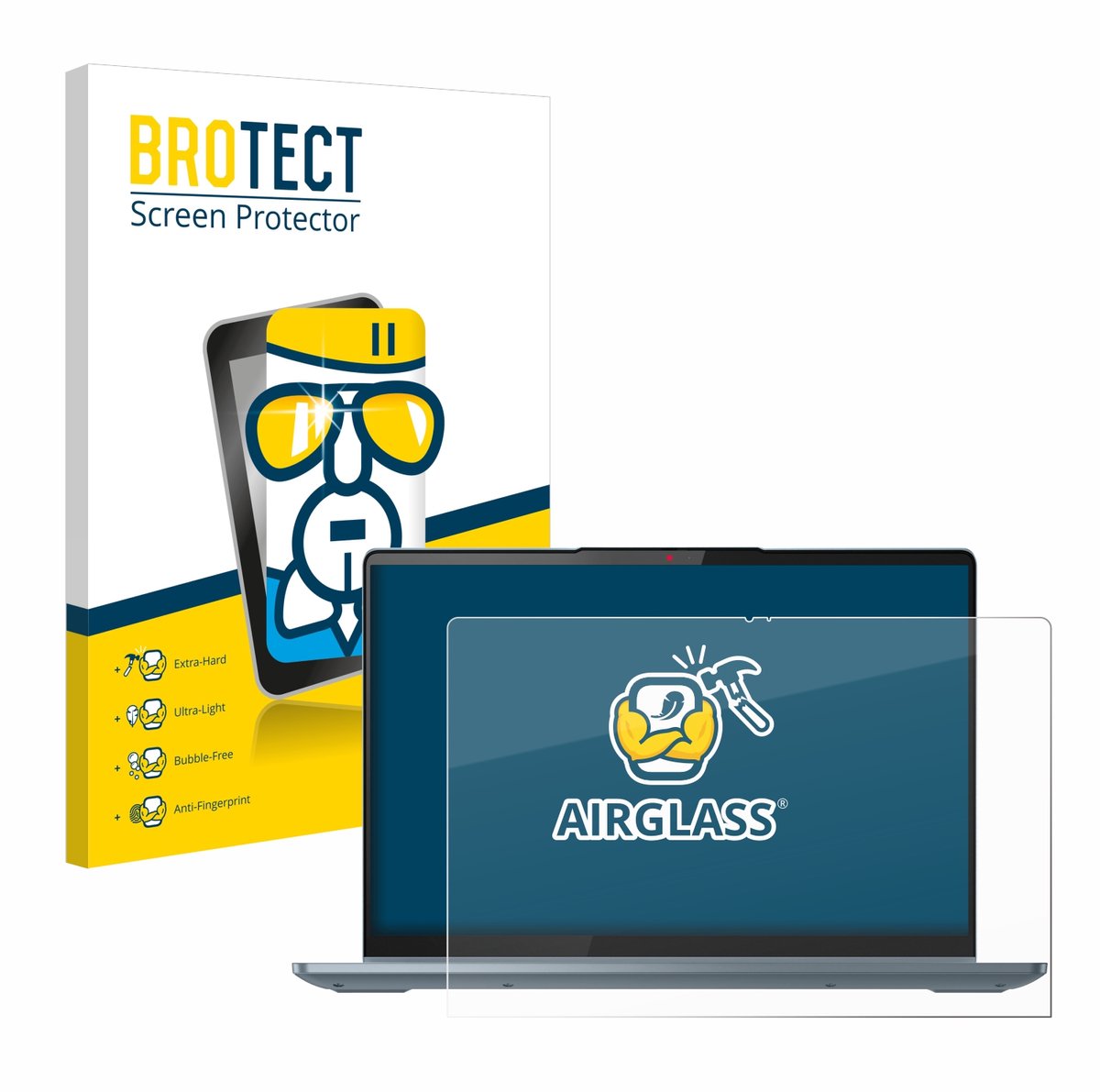 Screenprotector voor Lenovo IdeaPad 5i 2-in-1 Gen 9 14" Beschermglas transparant