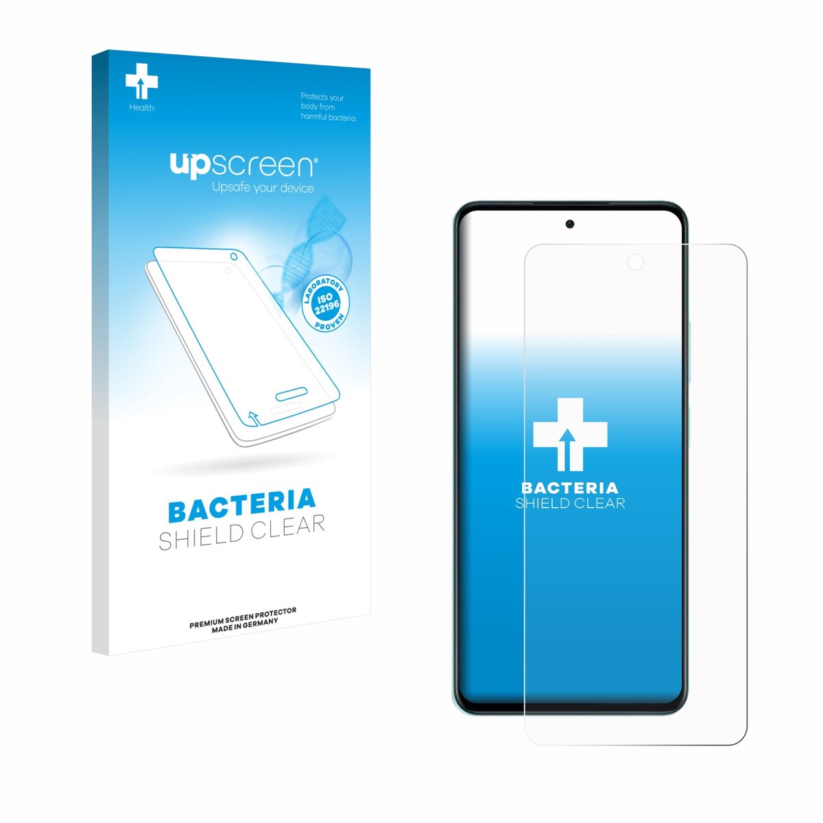 upscreen - Screenprotector voor Oppo A5 - Folie Beschermfolie transparant antibacterieel