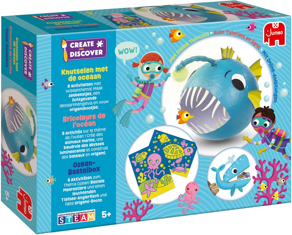 Jumbo Create & Discover Oceaan - Knutselen met de oceaan - Leersysteem
