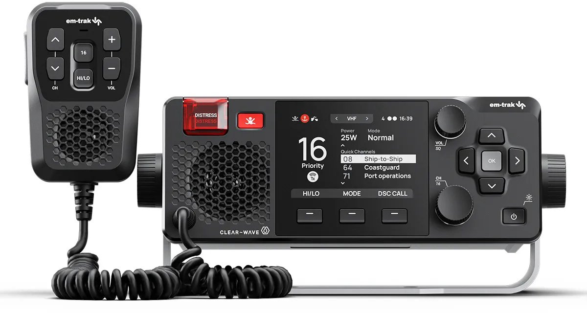 Em-trak X100 AIS, Marifoon en man overboord functie - AIS