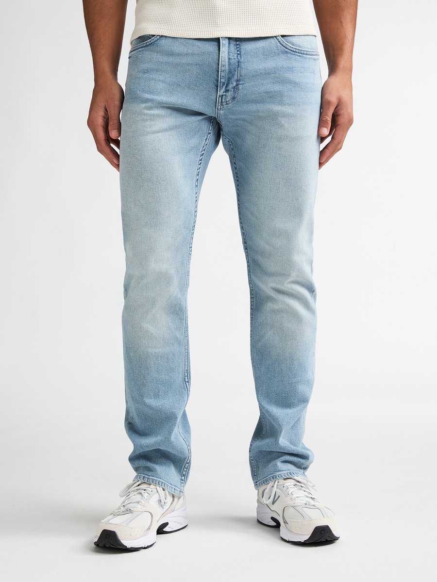 Petrol Industries - Heren Starling Straight Fit Jeans Kalispell - Blauw - Maat W32L34