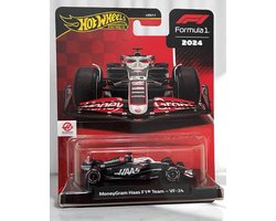 HOT WHEELS MONEYGRAM HAAS F1 TEAM KEVIN MAGNUSSEN 2024 VF 24 REAL RIDERS #20 1:64 HW FORMULA1 HRV11 METAL