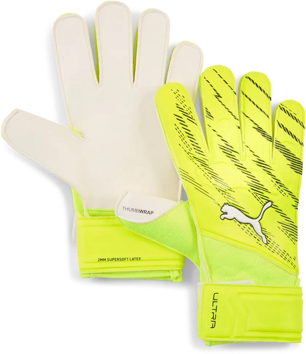 Puma Ultra Play RC Yellow Alert Keepershandschoenen - Maat 6