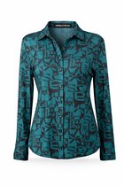 Angelle Milan - Motif vert - Léger et infroissable - Disponible en 5 tailles (M)