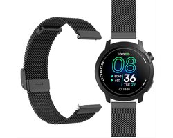 22mm Metal Horlogeband Vlechtwerk RVS voor COROS Pace Pro/3, APEX Pro/2, 46mm, Duurzaam en Licht