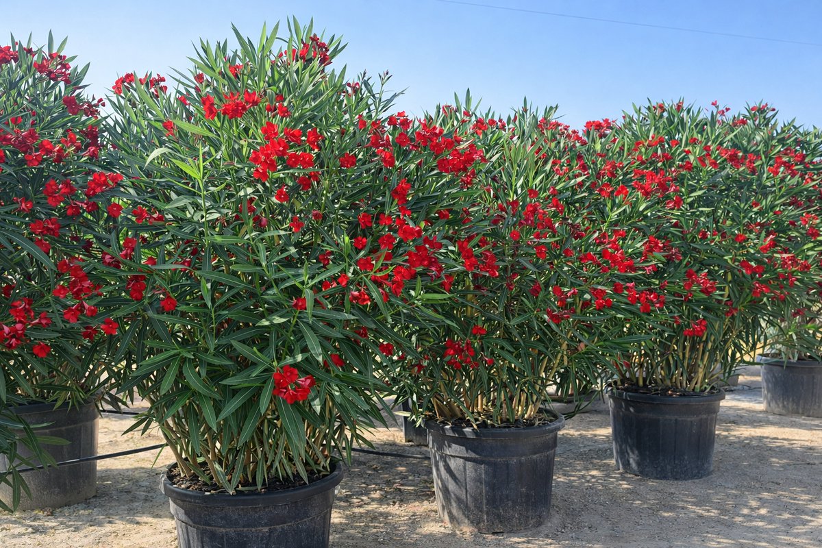 Sunny Tree - Plant - Oleander- Nerium Oleander - 220-240 cm - Kleur Rood - Buitenplant