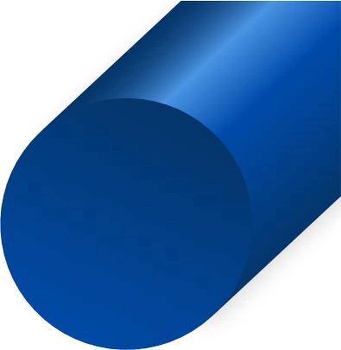POM MD metal detactable blauw staf Ø 80 x L=1000 | POM Metal detectable | metal detectable | Delrin | POM MD