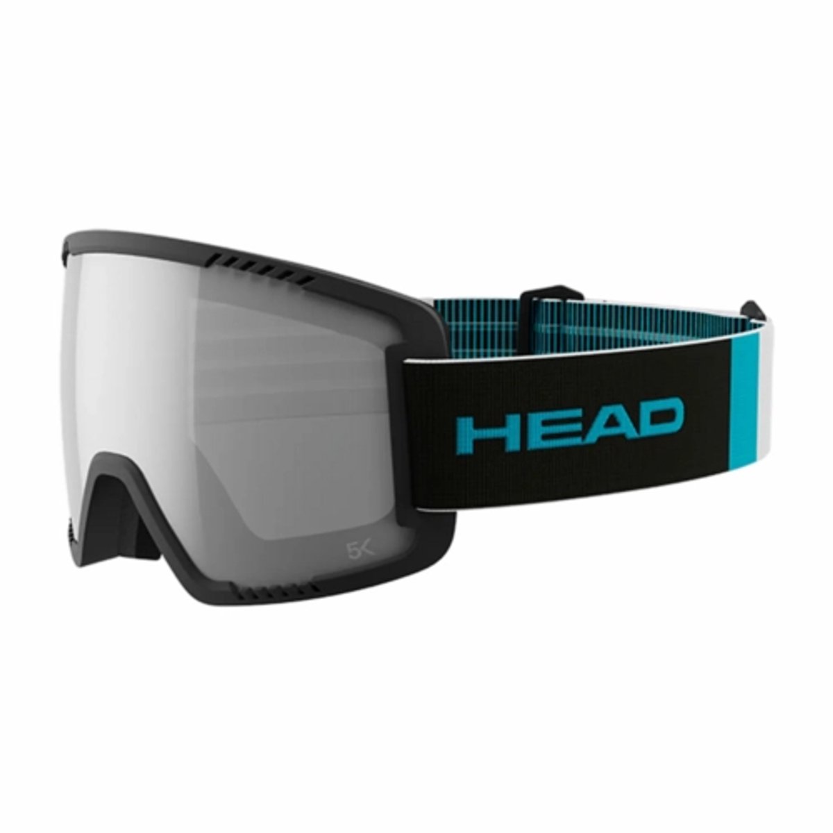 Skibril HEAD Unisex Contex Pro 5K Race SL Chrome/RD