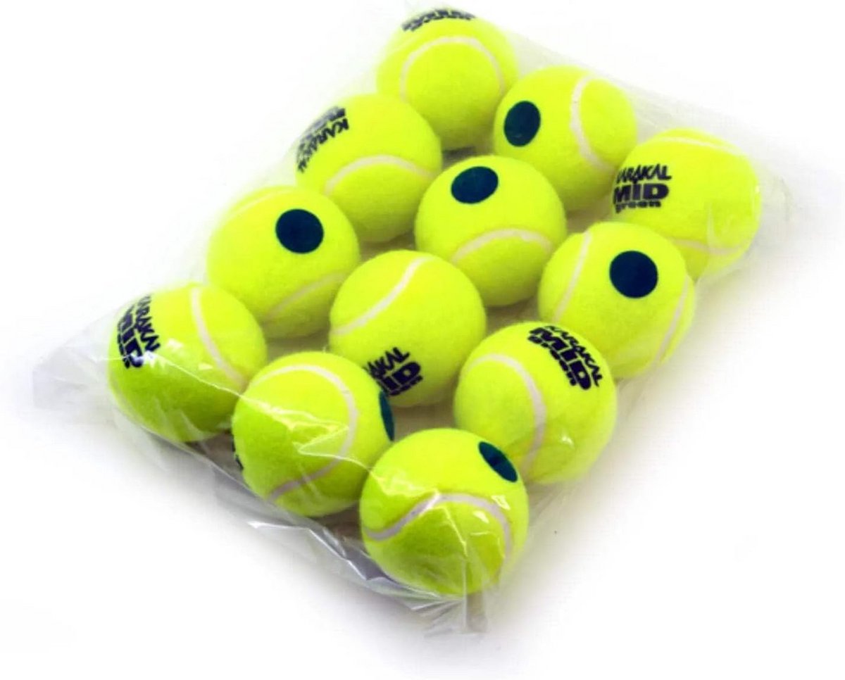 Voordelige Tennisballen (12 Stuks) - Medium Snelheid en Hoge Kwaliteit